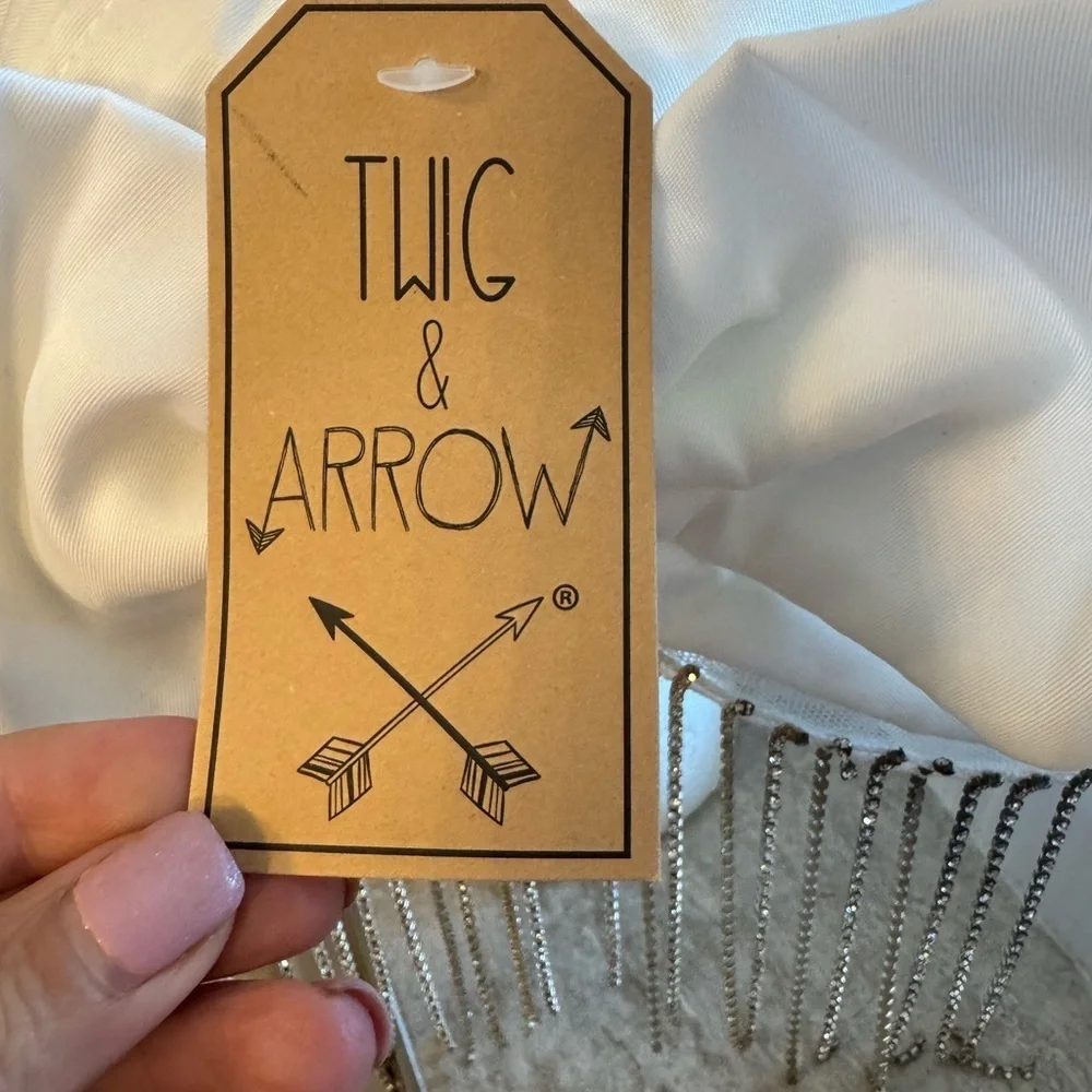 Twig & Arrow bride white